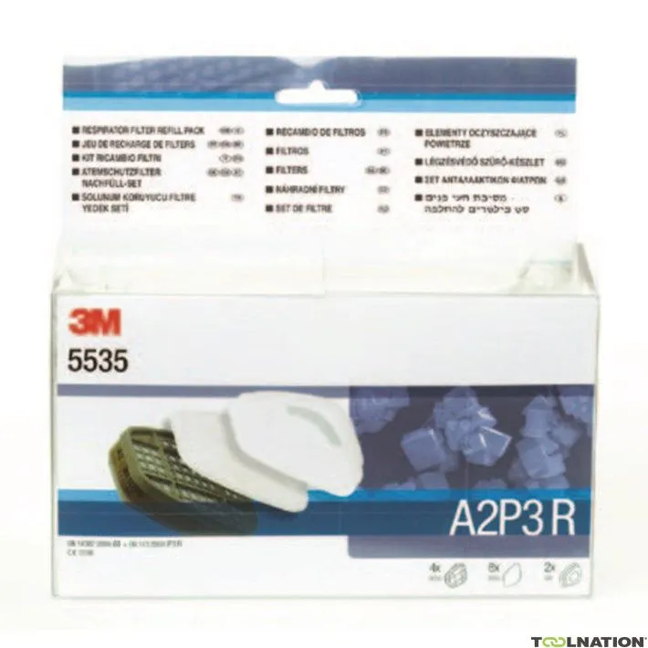 3M 1.21.15.553.50 5535 Kit filtri A2P3 4x6055, 8x5935, 2x501