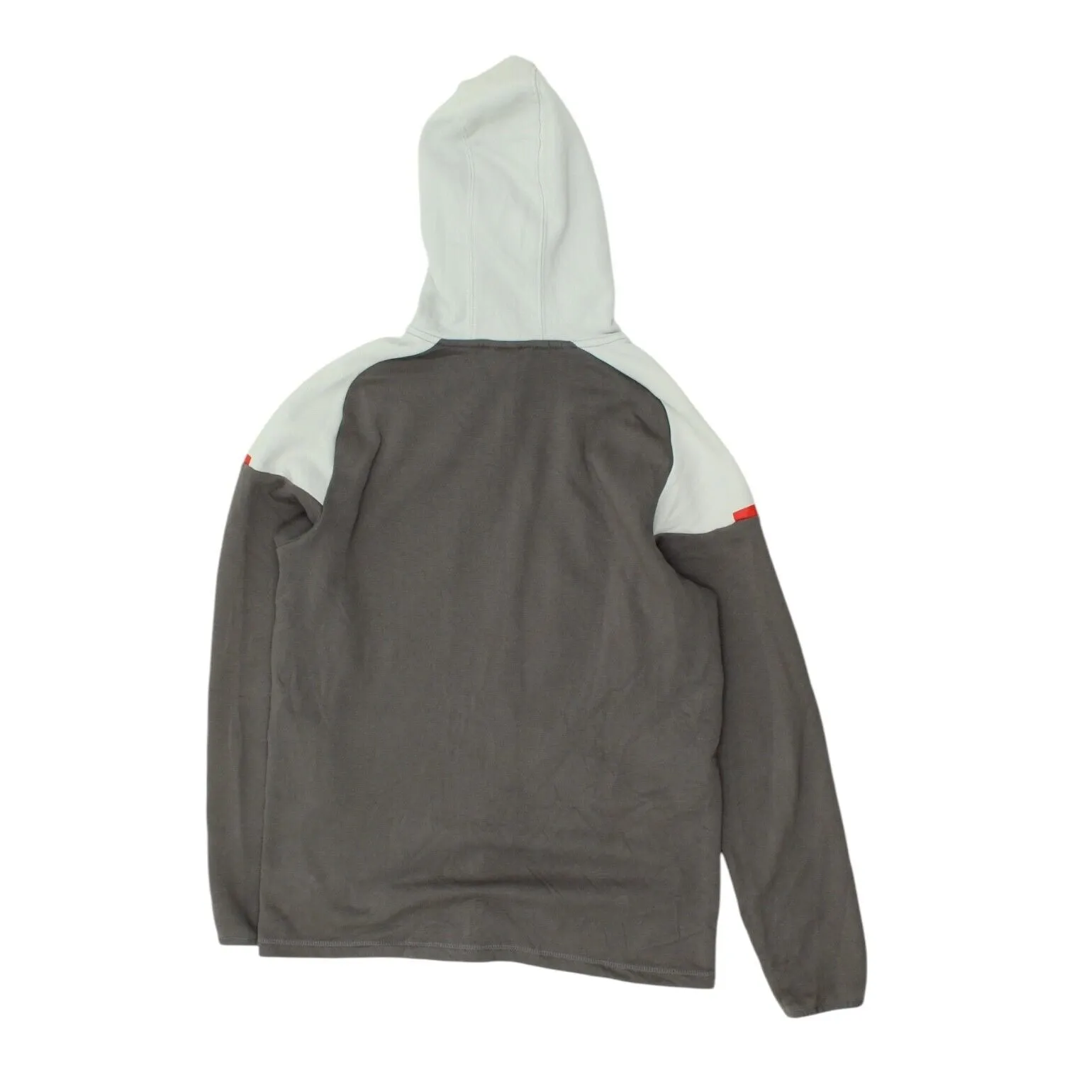 AC Milan Mens Grey Full Zip Puma Hoodie | Football Sportswear Jumper Hoody VTG