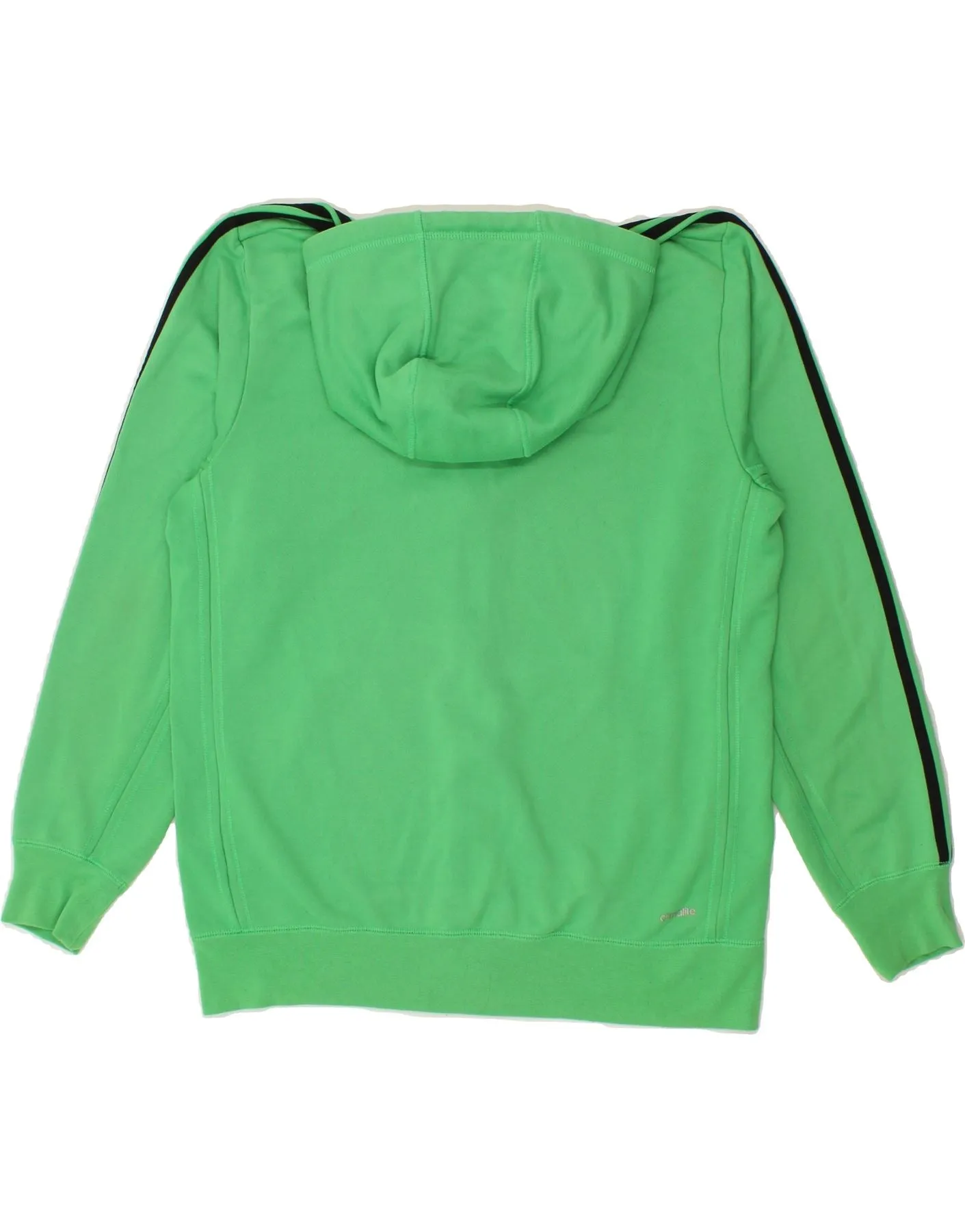 ADIDAS Mens Zip Hoodie Sweater Large Green