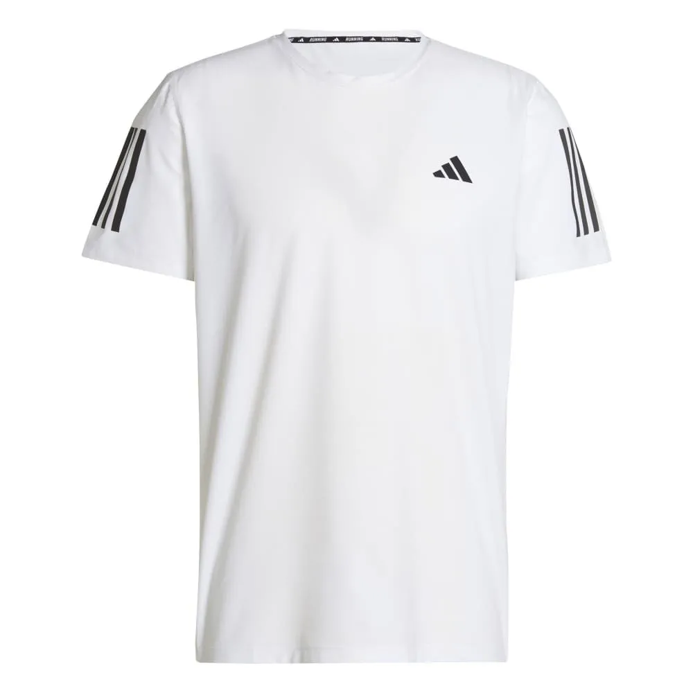 ADIDAS T-Shirt Running Otr Bianco Nero Uomo