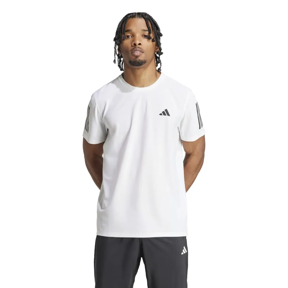 ADIDAS T-Shirt Running Otr Bianco Nero Uomo
