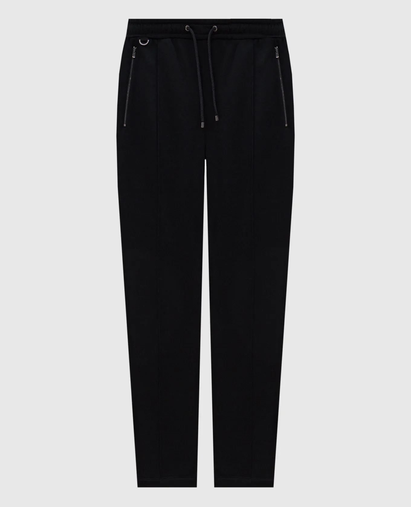 Agnona Pantaloni della tuta neri con cashmere T706UAYY2070
