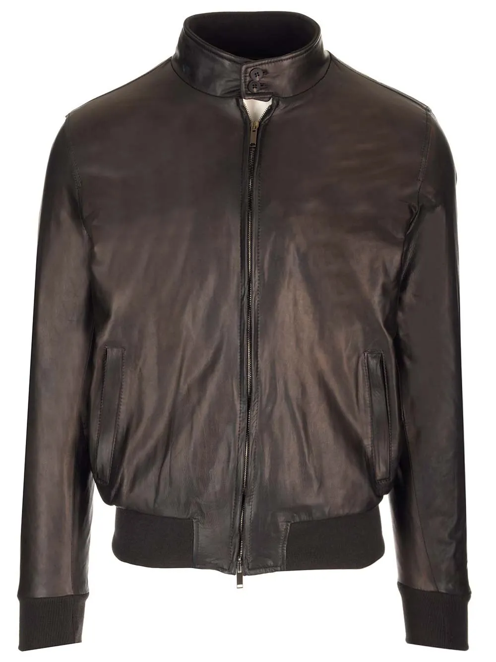   Al Duca D'aosta 1902  Biker ebano in pelle  