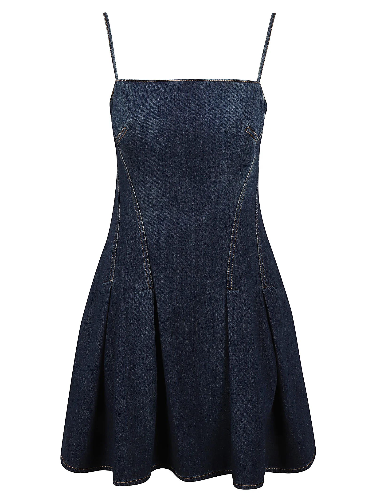 ALEXANDER McQUEENDENIM DRESS*5 DARK STONEWASH