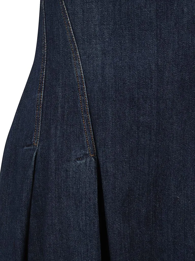 ALEXANDER McQUEENDENIM DRESS*5 DARK STONEWASH