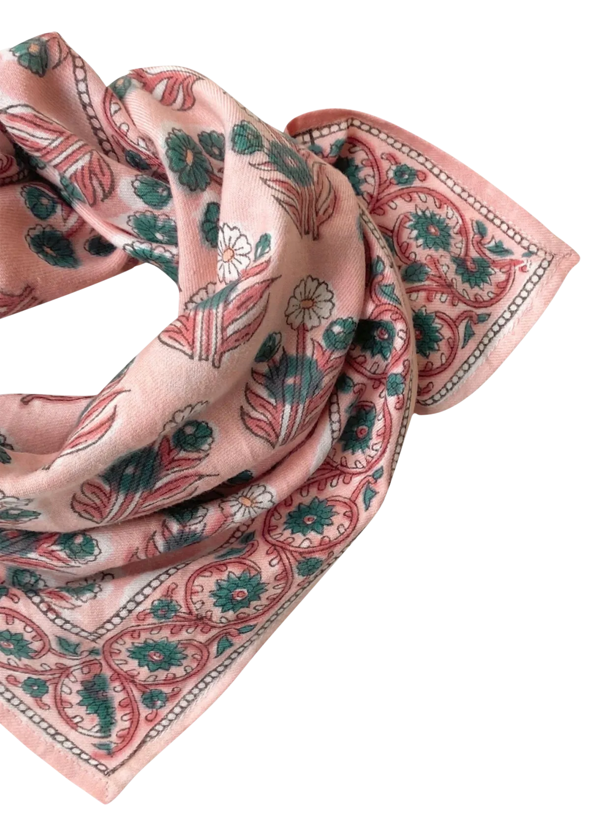  APACHES COLLECTIONS   MANIKA - Foulard in cotone stampato | Rosa