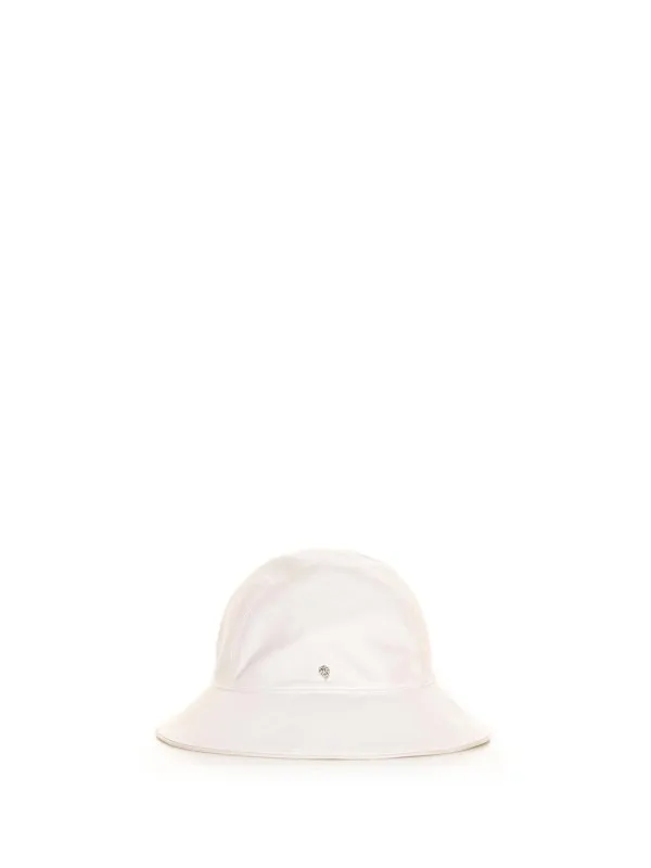 Arya paneled cloche hat