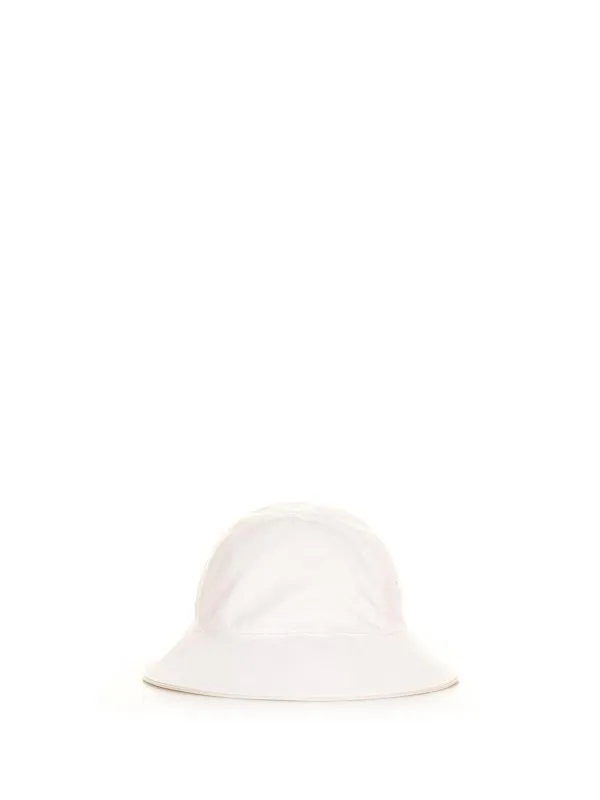 Arya paneled cloche hat