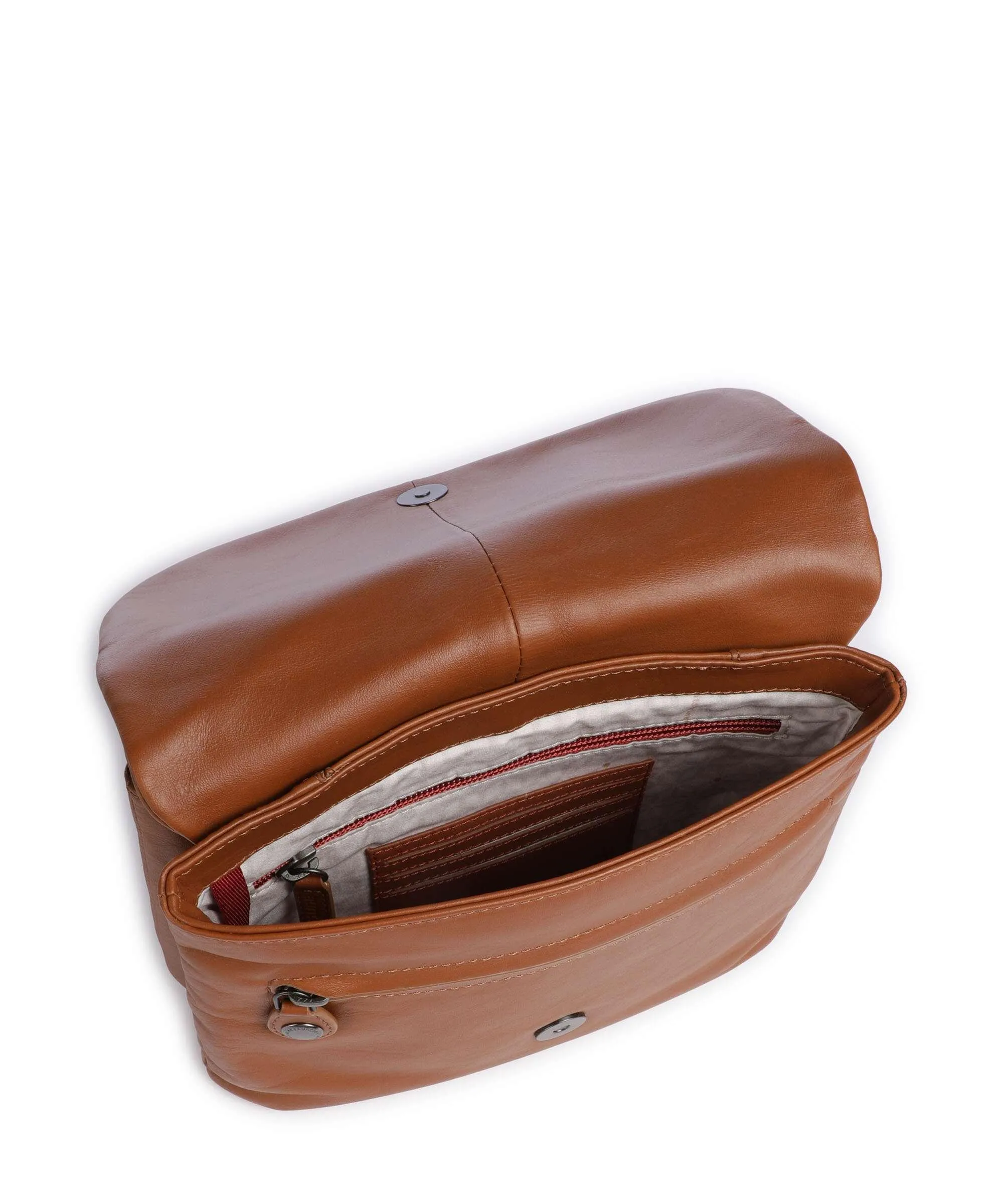  Aunts & Uncles Jamie's Orchard Pepino Borsa a tracolla pelle di vacchetta finemente grana cognac  