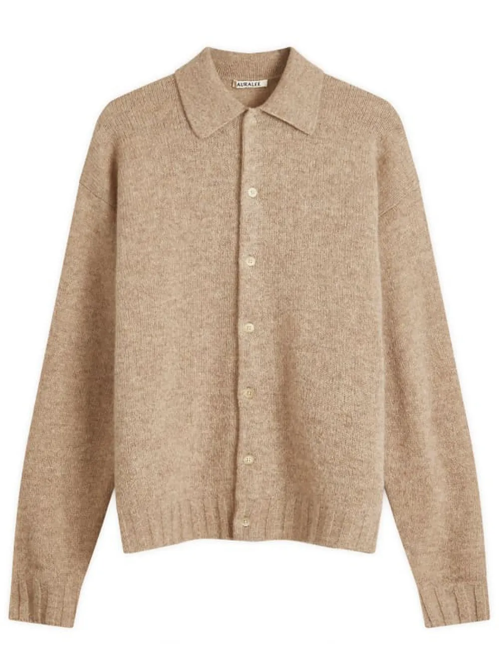AURALEE CARDIGAN SHETLAND WOOL