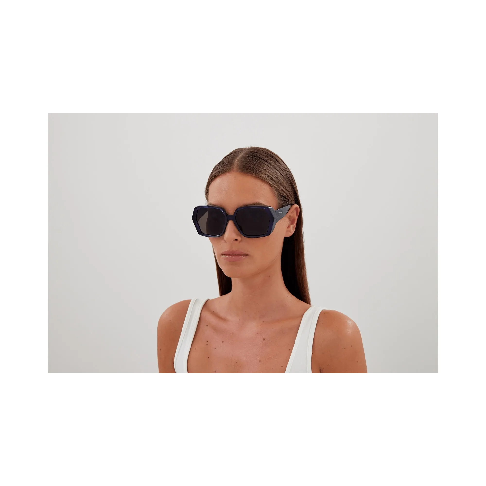   Azzedine Alaia AA0077S - 002 Blu | Occhiale Da Sole Donna 