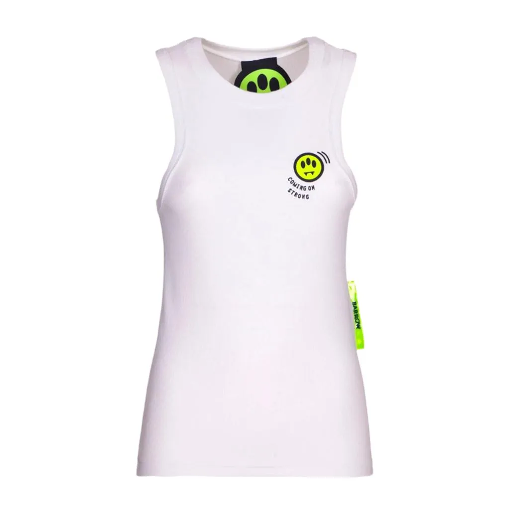 Barrow  ---------    ------------ tank top donna - bianco