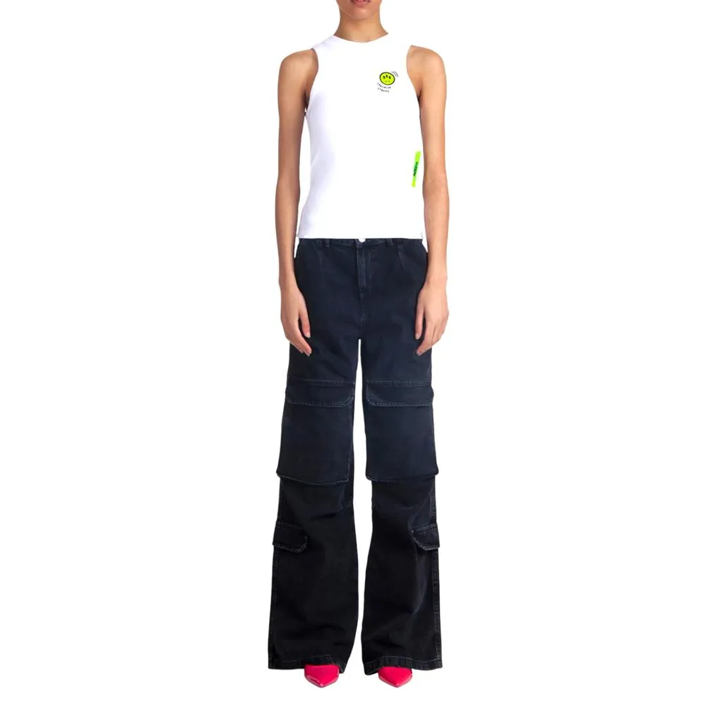 Barrow  ---------    ------------ tank top donna - bianco