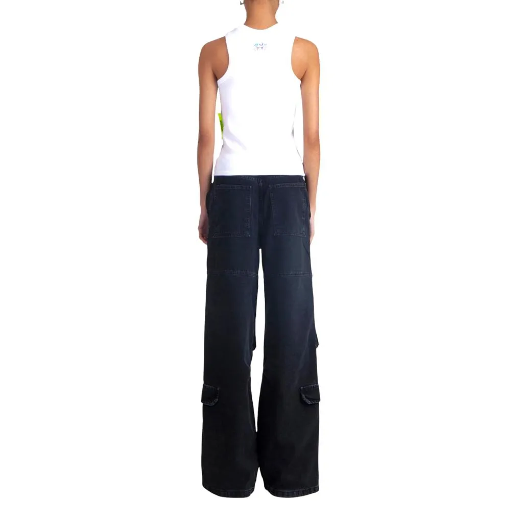 Barrow  ---------    ------------ tank top donna - bianco