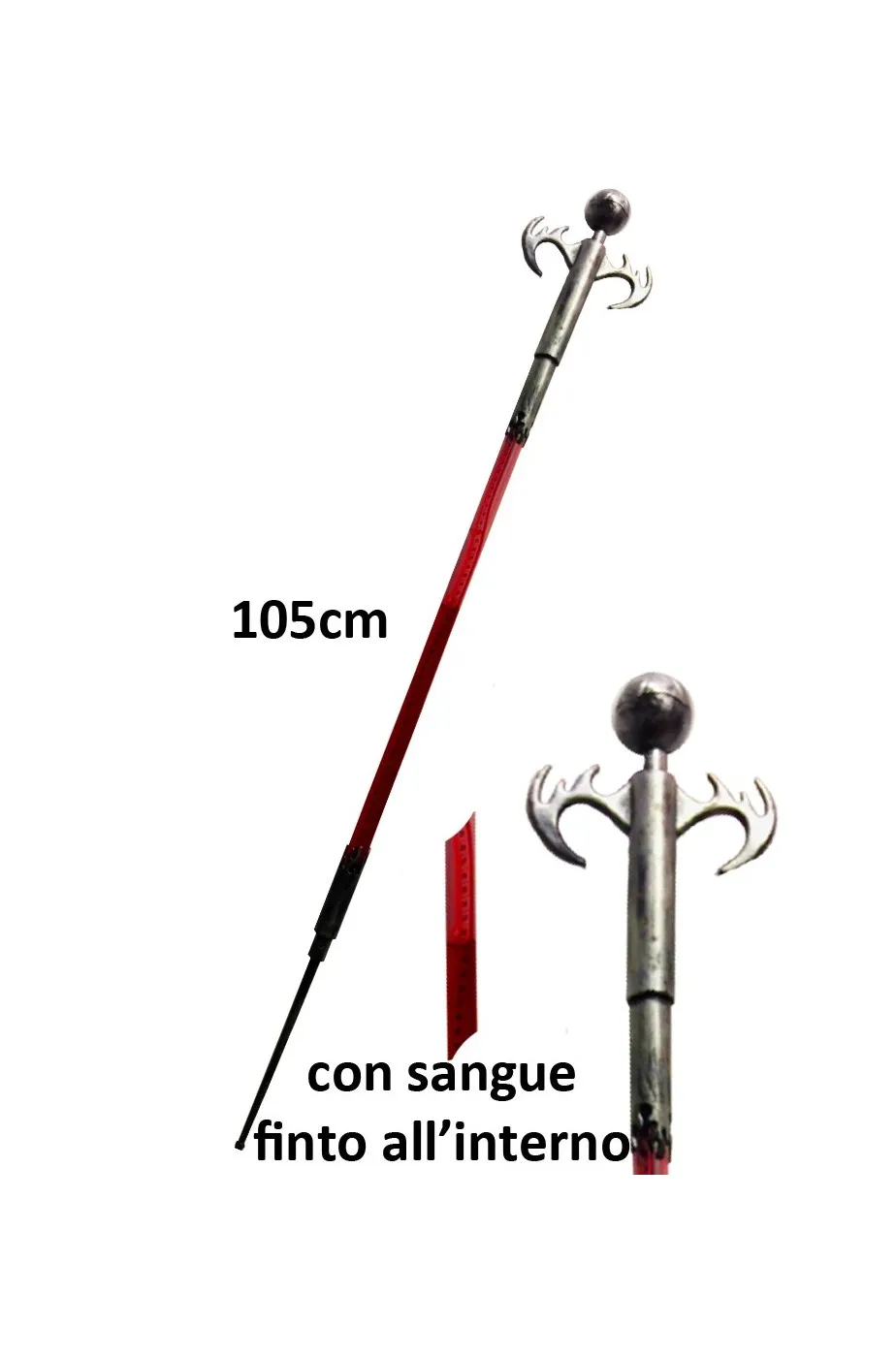 Bastone vampiro halloween cm 105