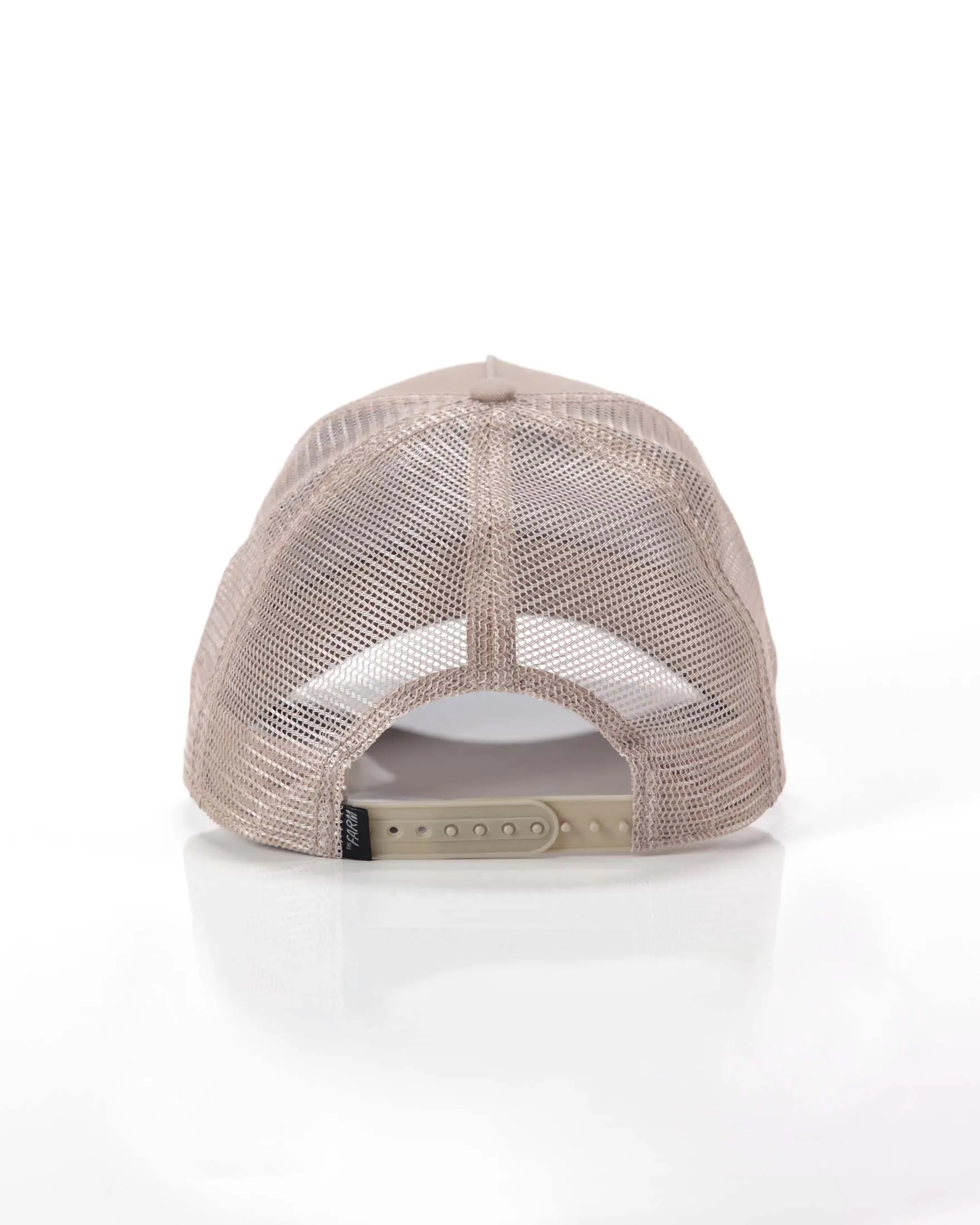 Berretto Black sheep trucker tortora con patch pecora
