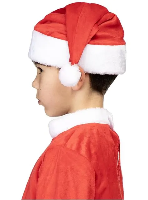 Berretto di Babbo Natale per bambini
