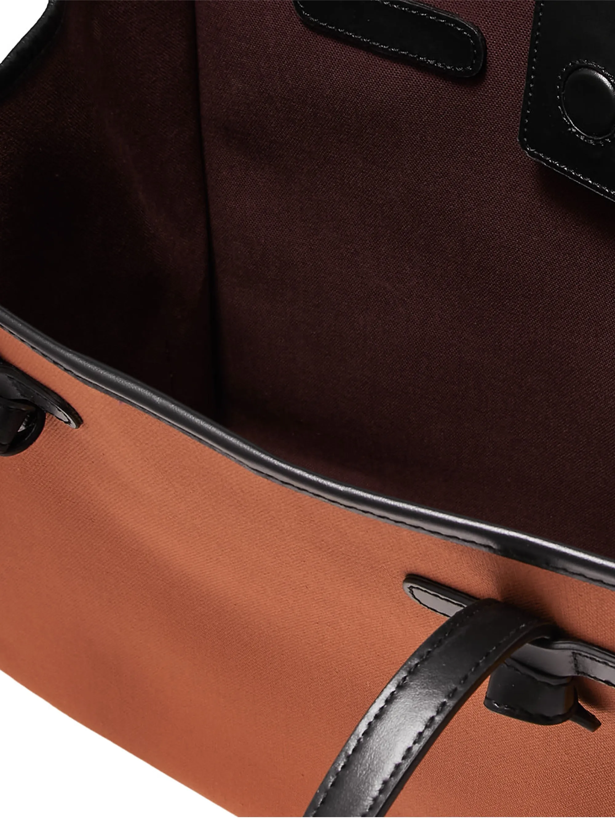 Borsa a Spalla Bicolore Marcella Ginger/Barolo
