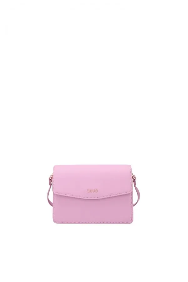 Borsa a spalla con logo liu jo