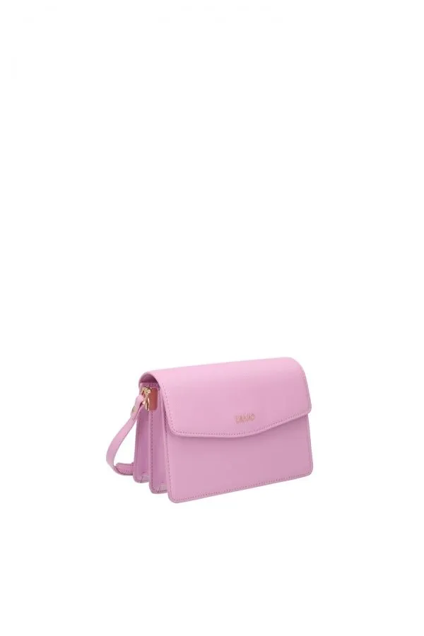 Borsa a spalla con logo liu jo