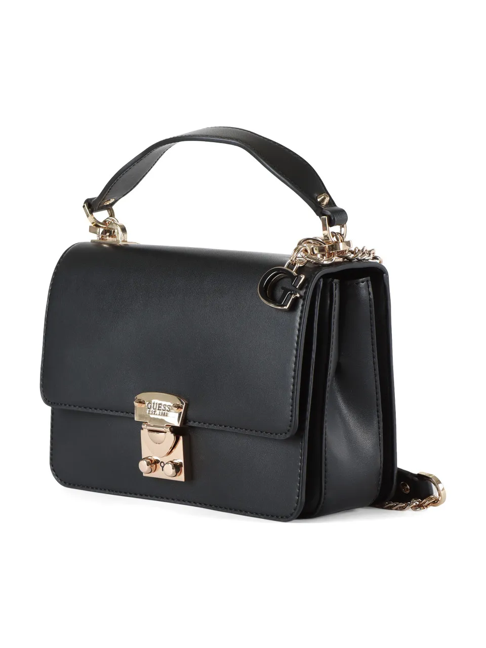 Borsa a spalla ELIETTE con placca logo