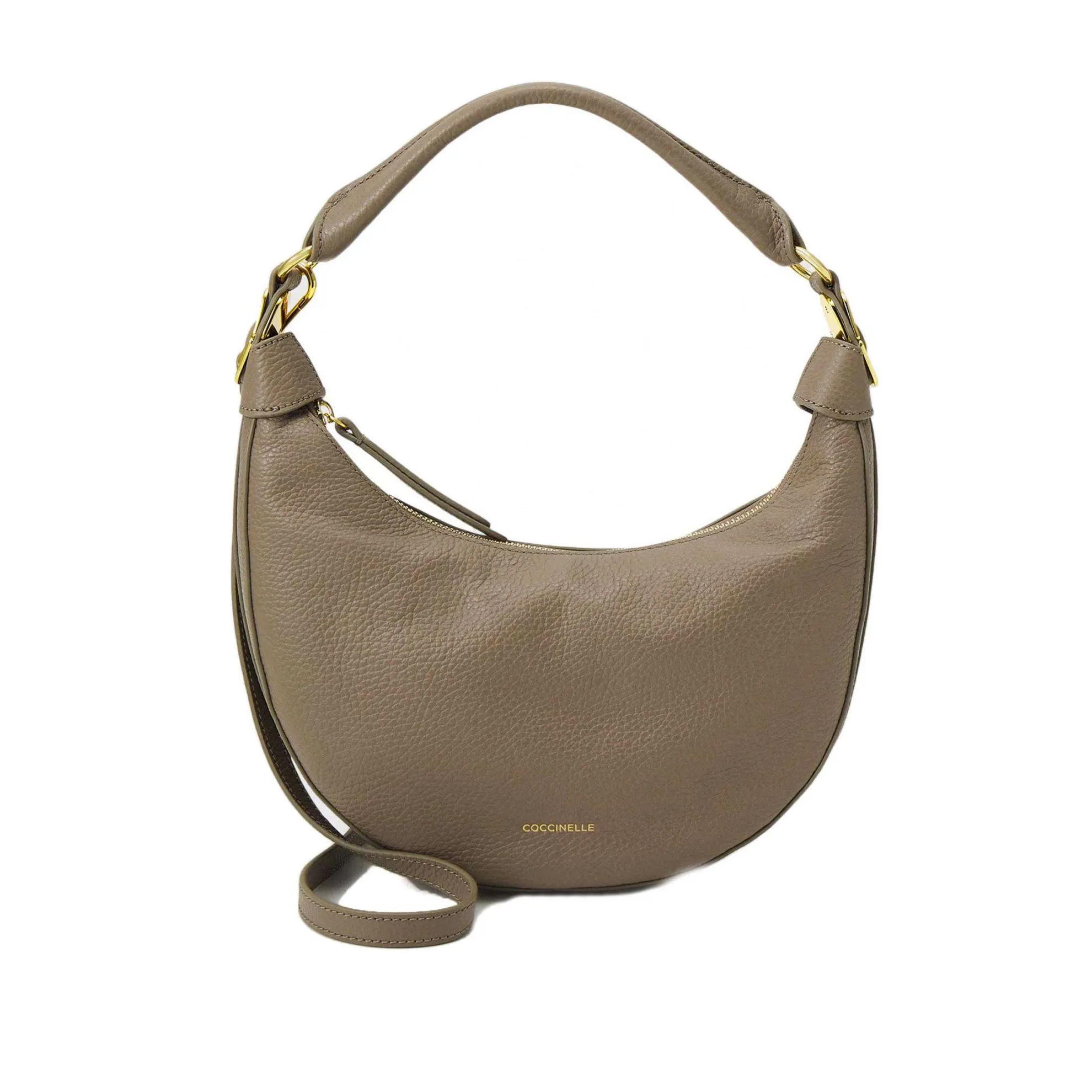 Borsa a spalla sunnie in pelle martellata