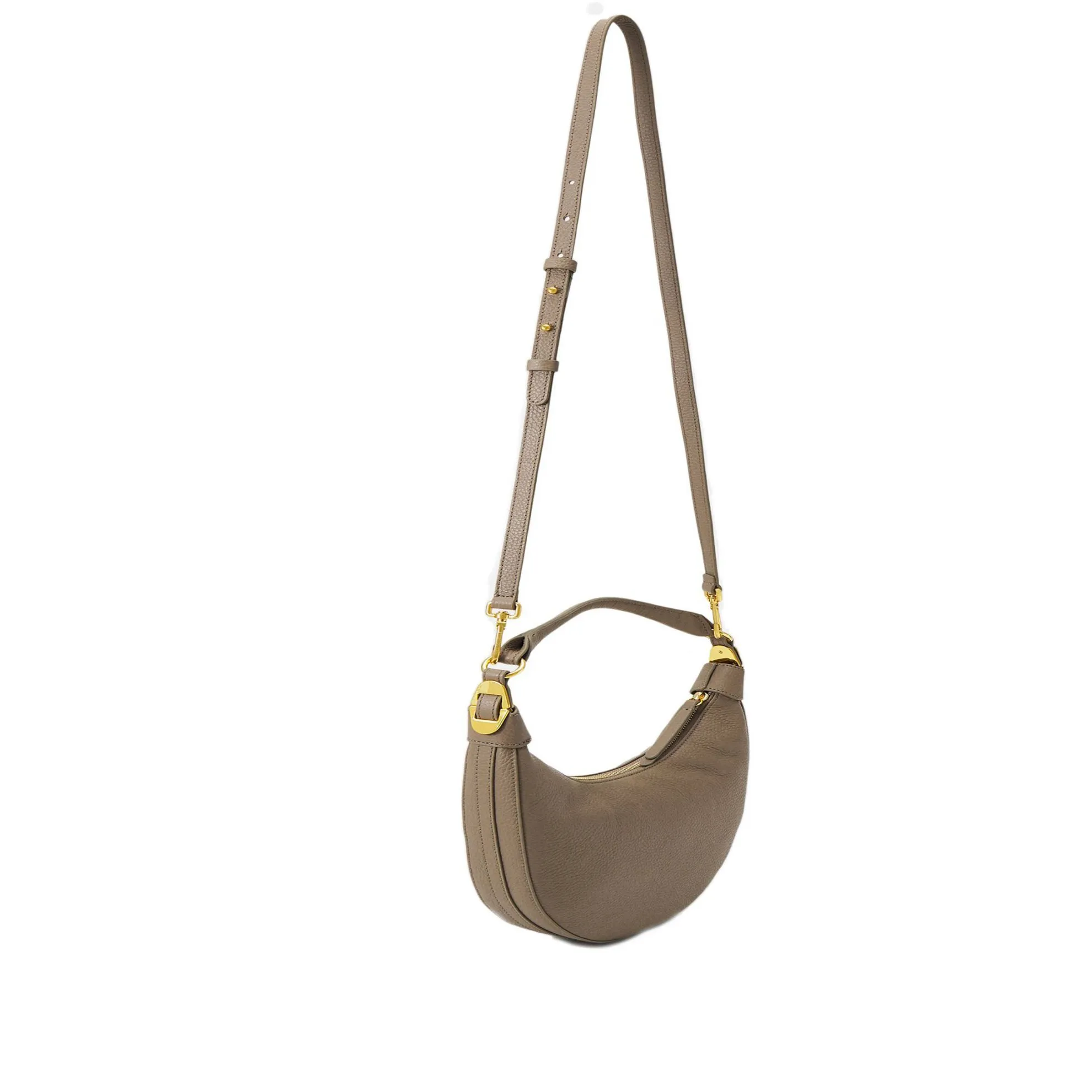Borsa a spalla sunnie in pelle martellata