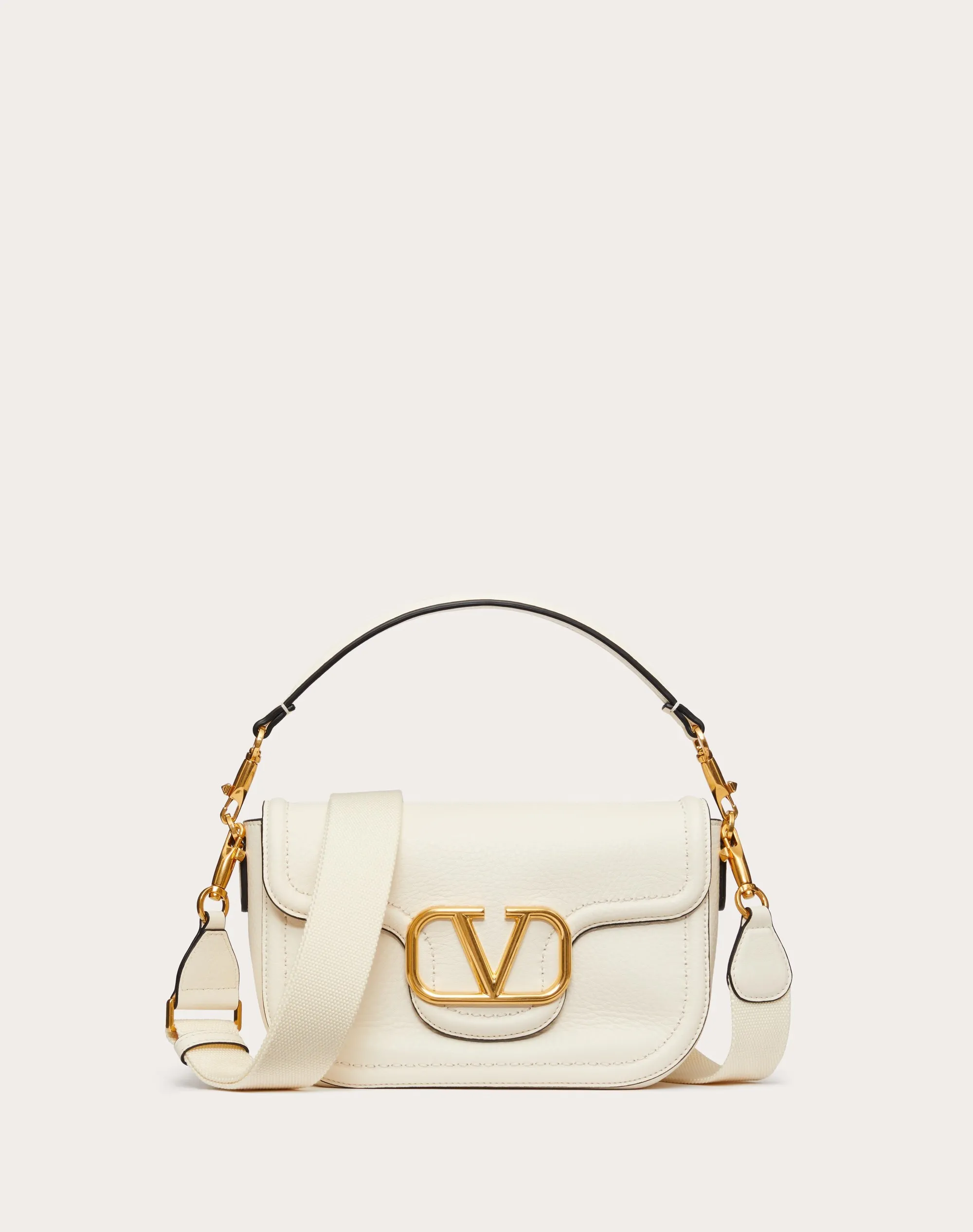 BORSA A SPALLA VALENTINO GARAVANI ALLTIME IN VITELLO GRANATO