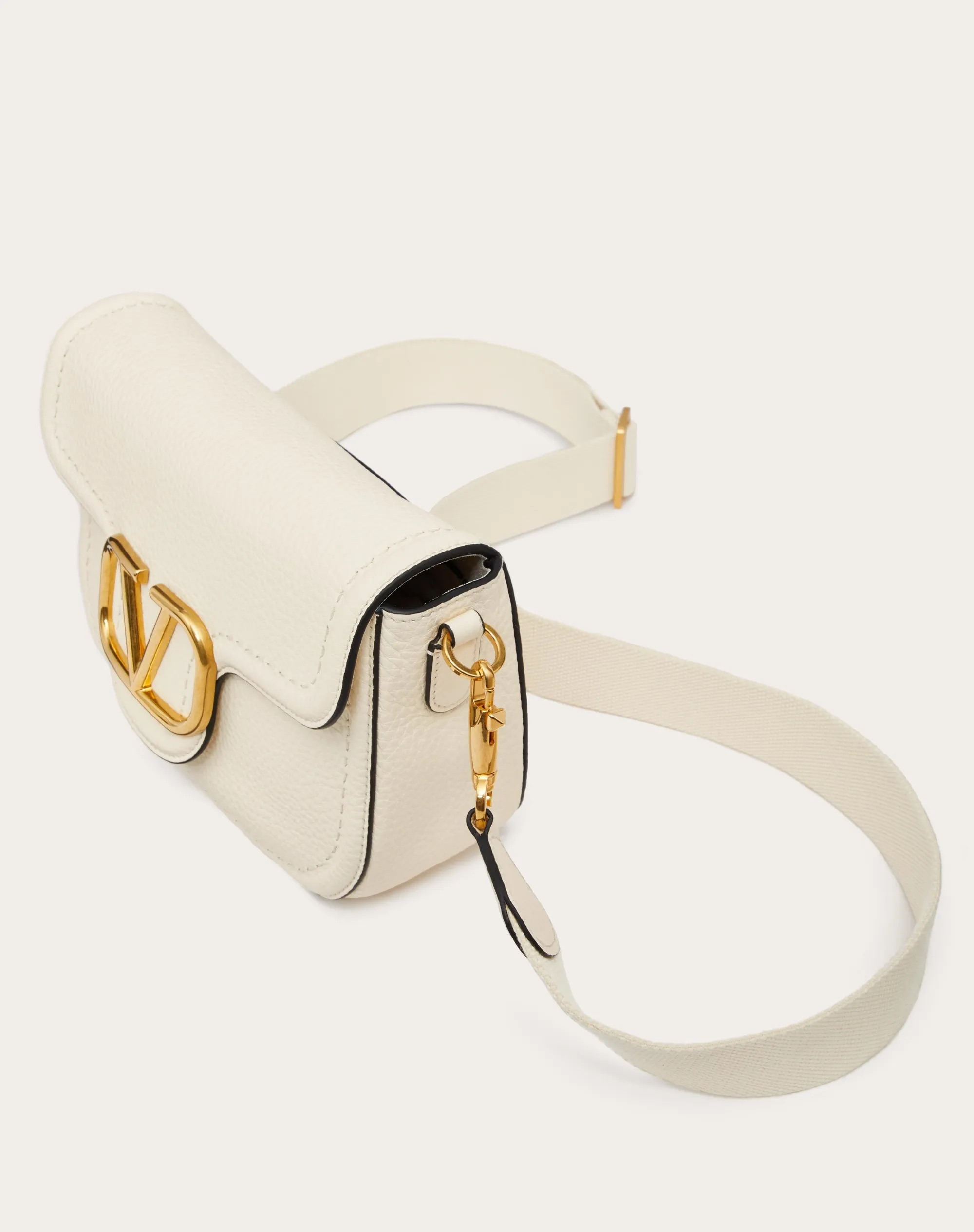BORSA A SPALLA VALENTINO GARAVANI ALLTIME IN VITELLO GRANATO