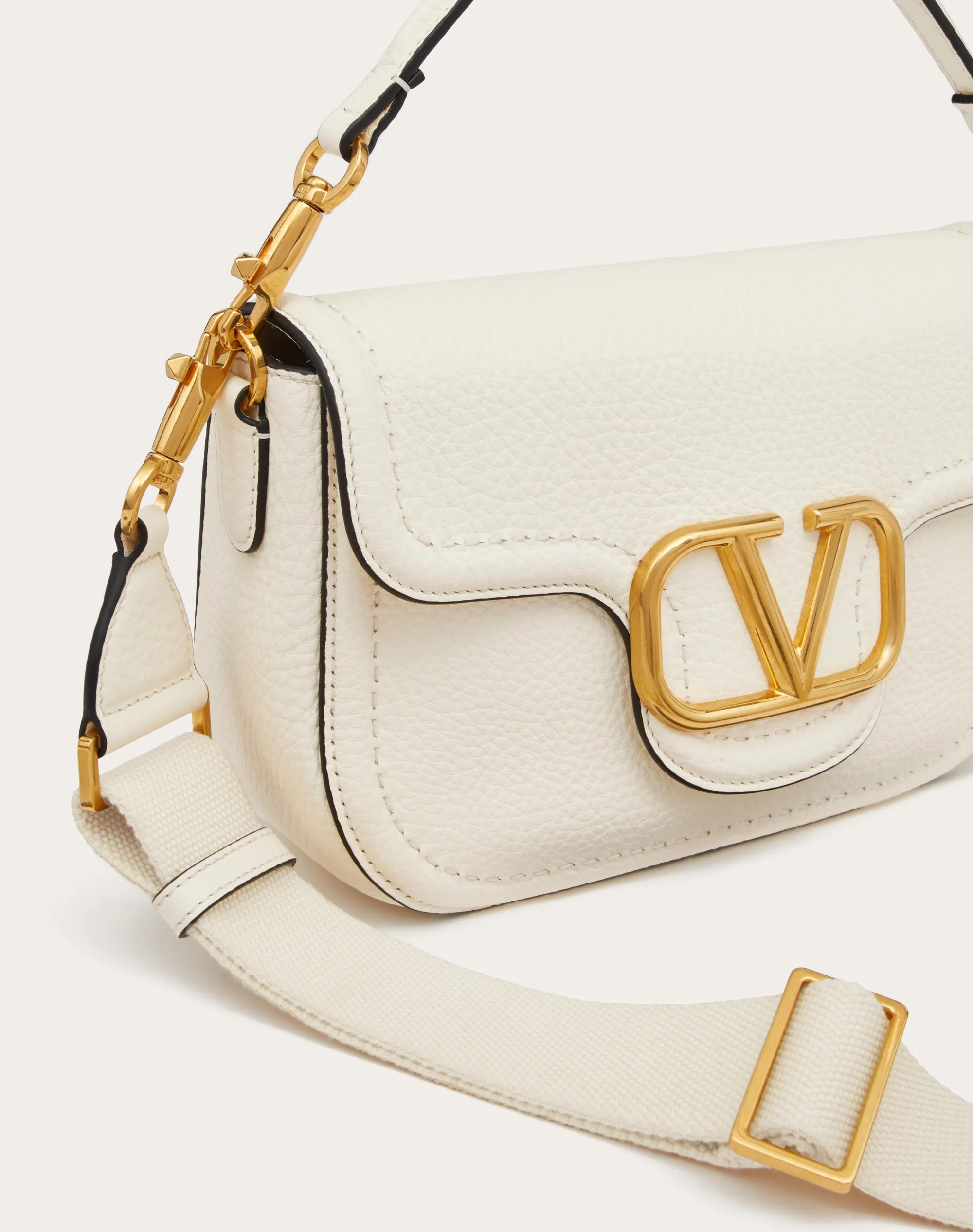BORSA A SPALLA VALENTINO GARAVANI ALLTIME IN VITELLO GRANATO