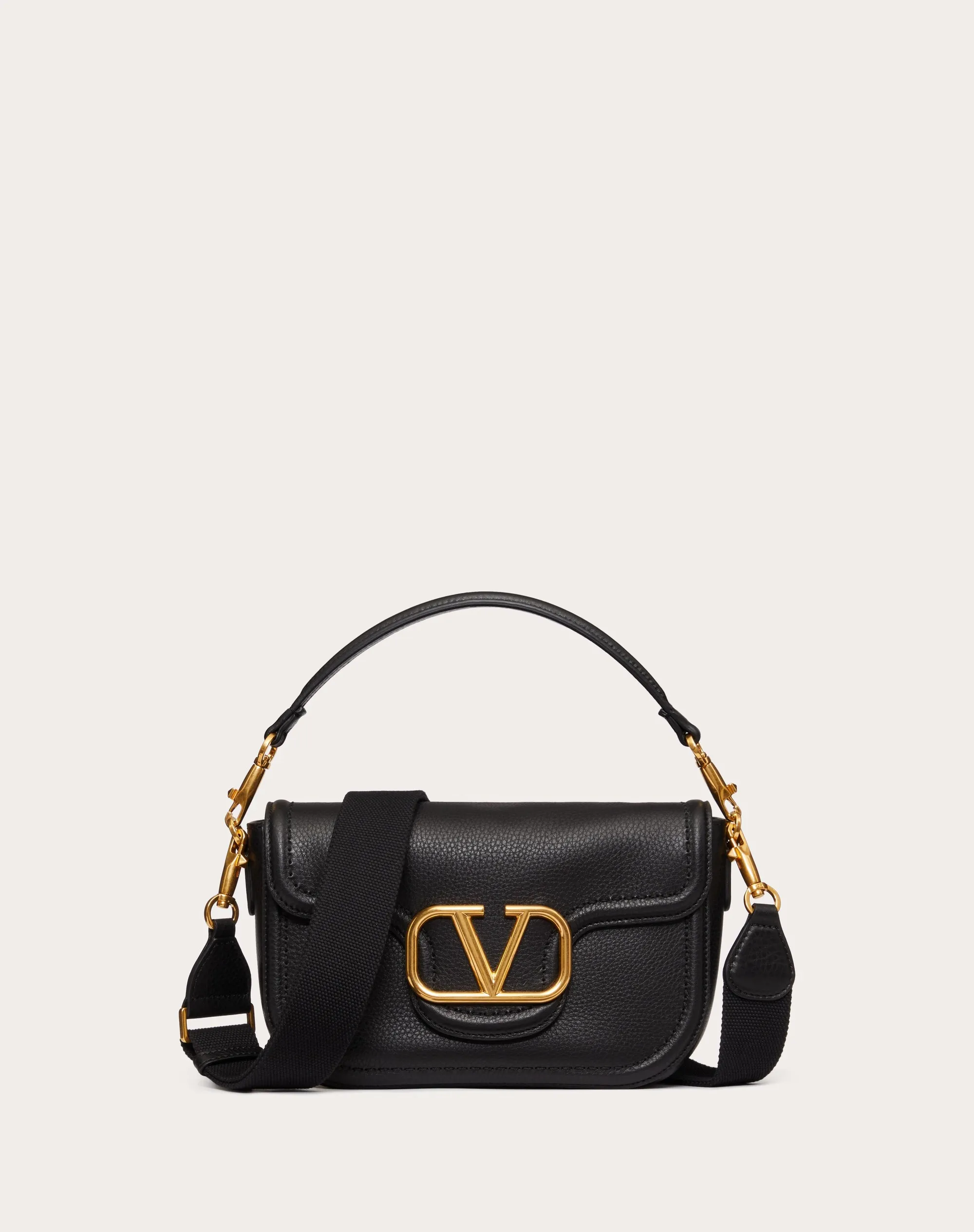 BORSA A SPALLA VALENTINO GARAVANI ALLTIME IN VITELLO GRANATO