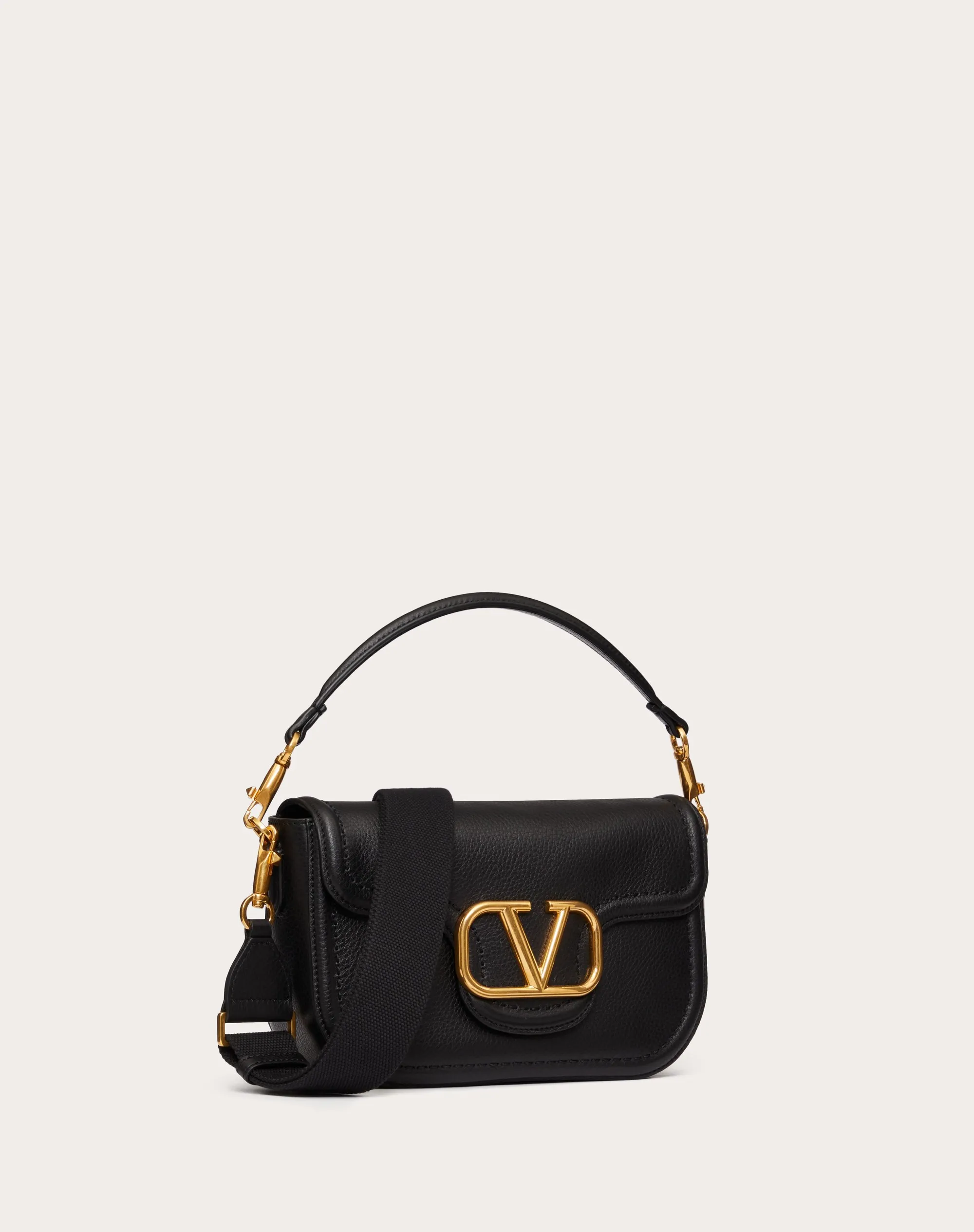 BORSA A SPALLA VALENTINO GARAVANI ALLTIME IN VITELLO GRANATO