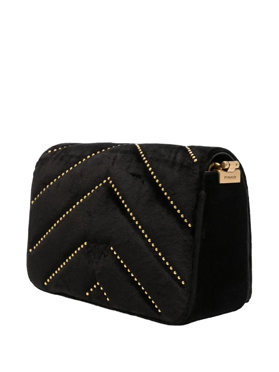 Borsa a tracolla con borchie Love Click