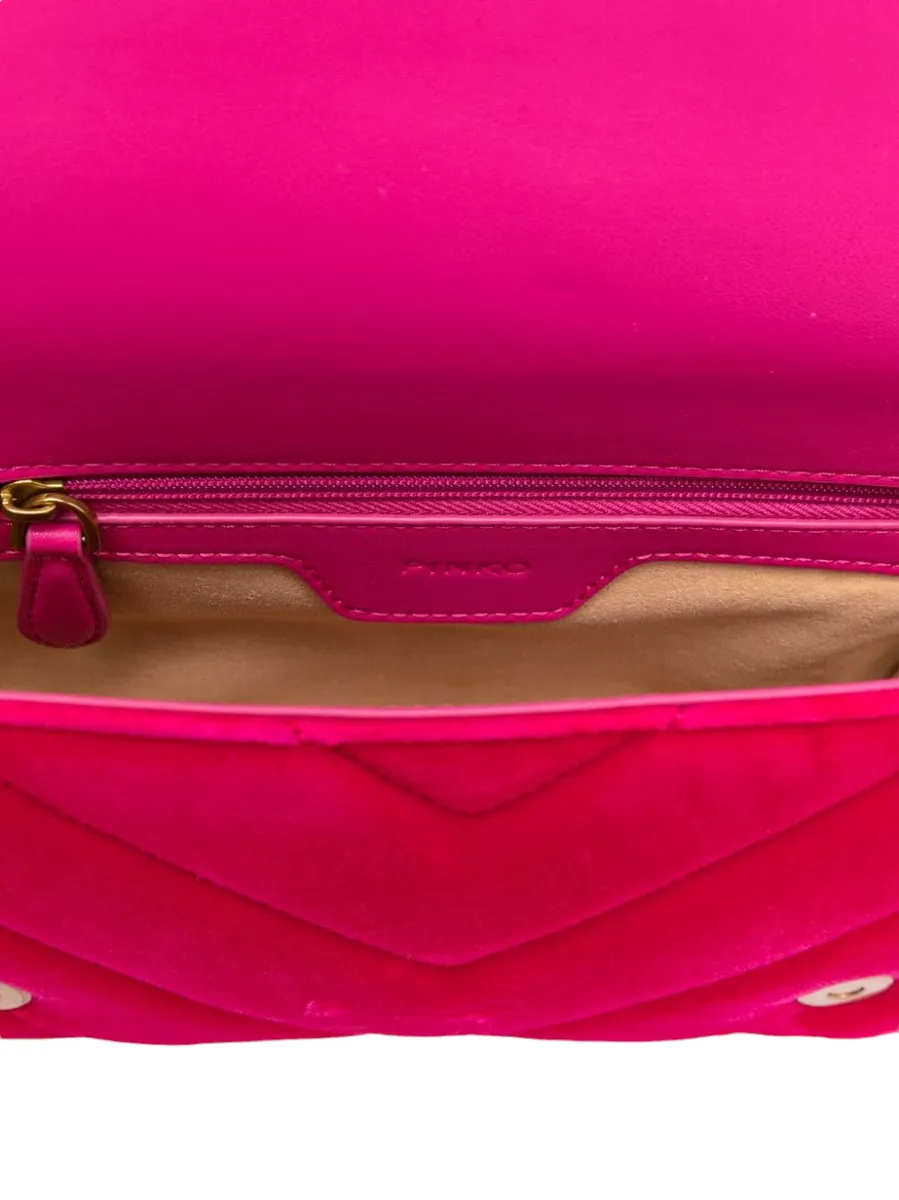 Borsa a tracolla con borchie Love Click