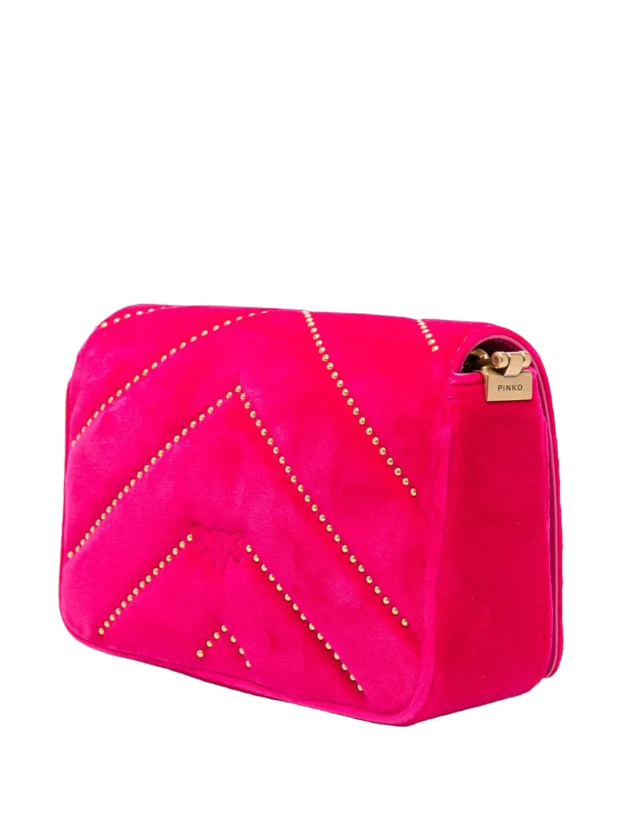 Borsa a tracolla con borchie Love Click