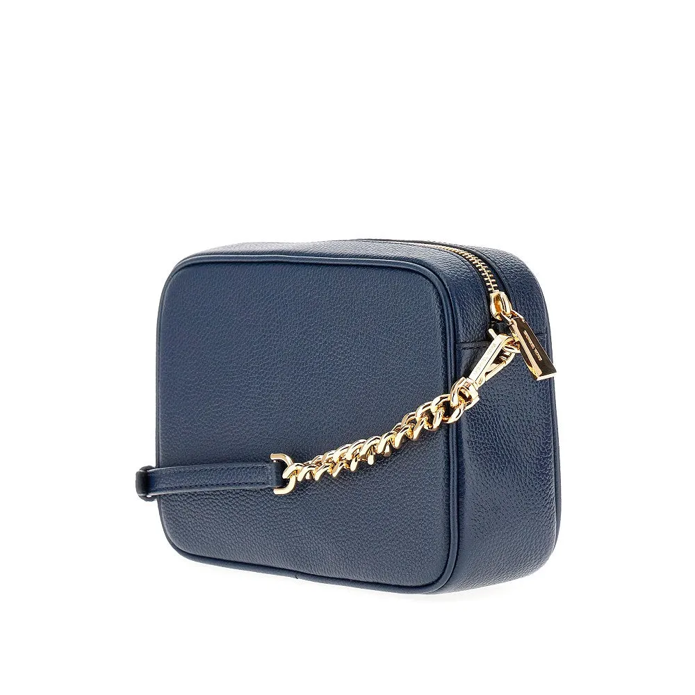 Borsa a tracolla Ginny in pelle martellata