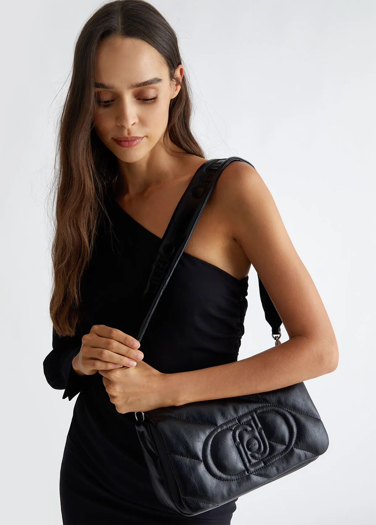 Borsa a tracolla glossy matelassé