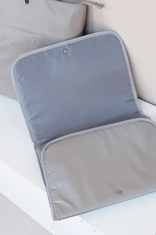 Borsa a tracolla in tessuto - Grigio 05