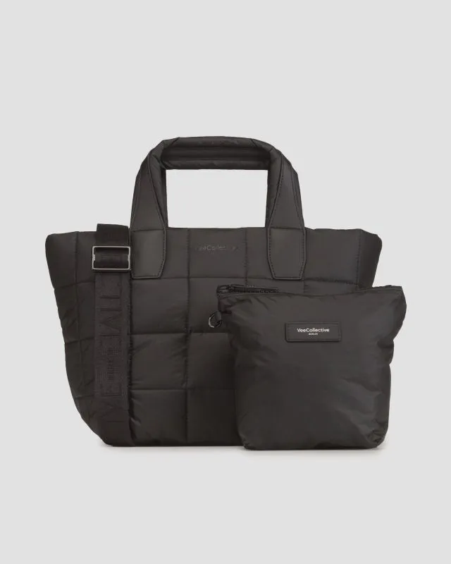 Borsa da donna Vee Collective Porter Tote Small nera