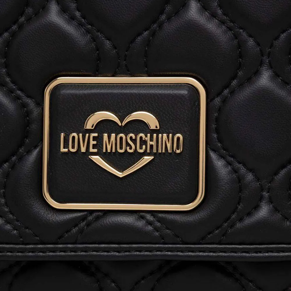 Borsa Donna a Spalla e Tracolla LOVE MOSCHINO in Pelle Trapuntata colore Nero