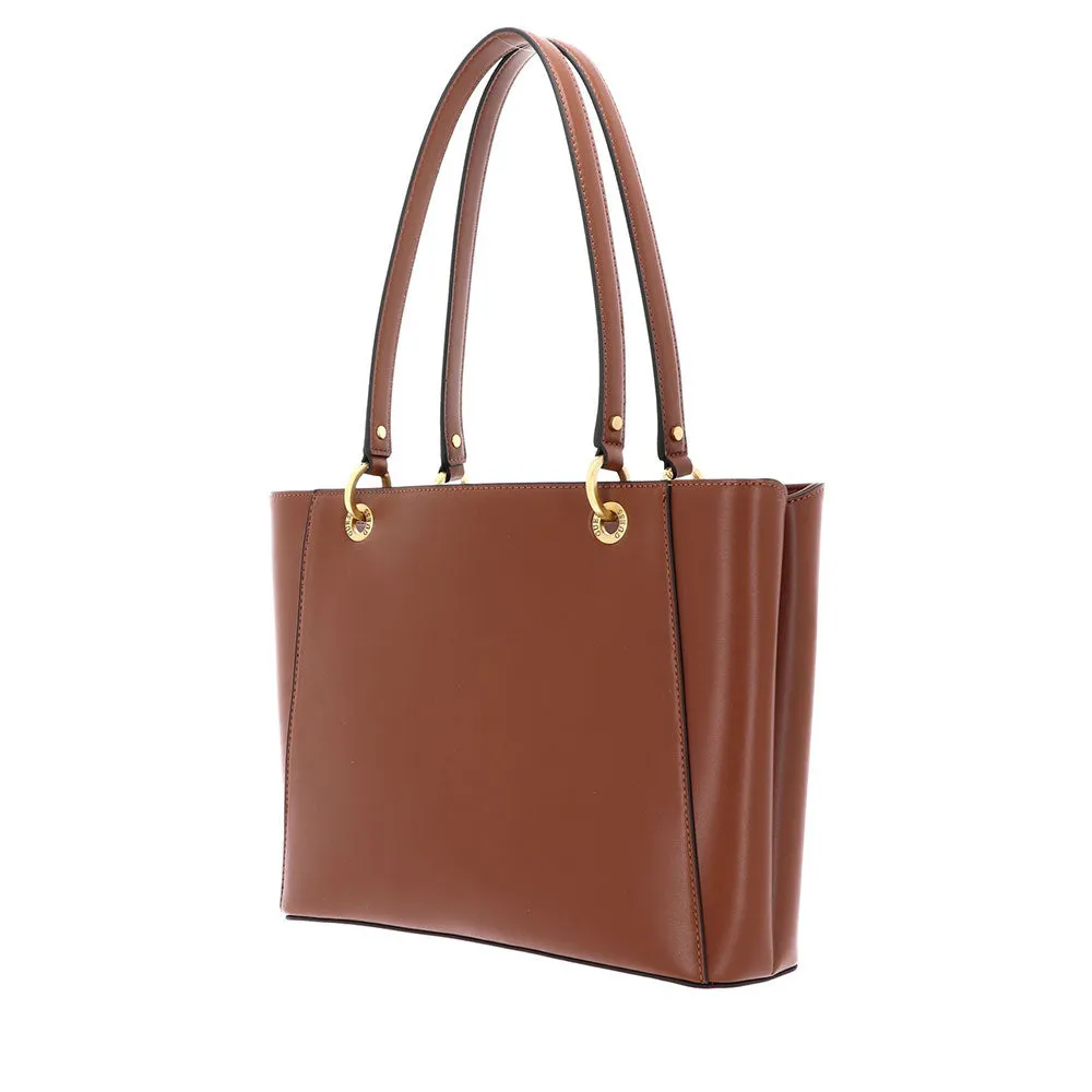 Borsa Donna Shopper a Spalla GUESS Linea Masie colore Cognac
