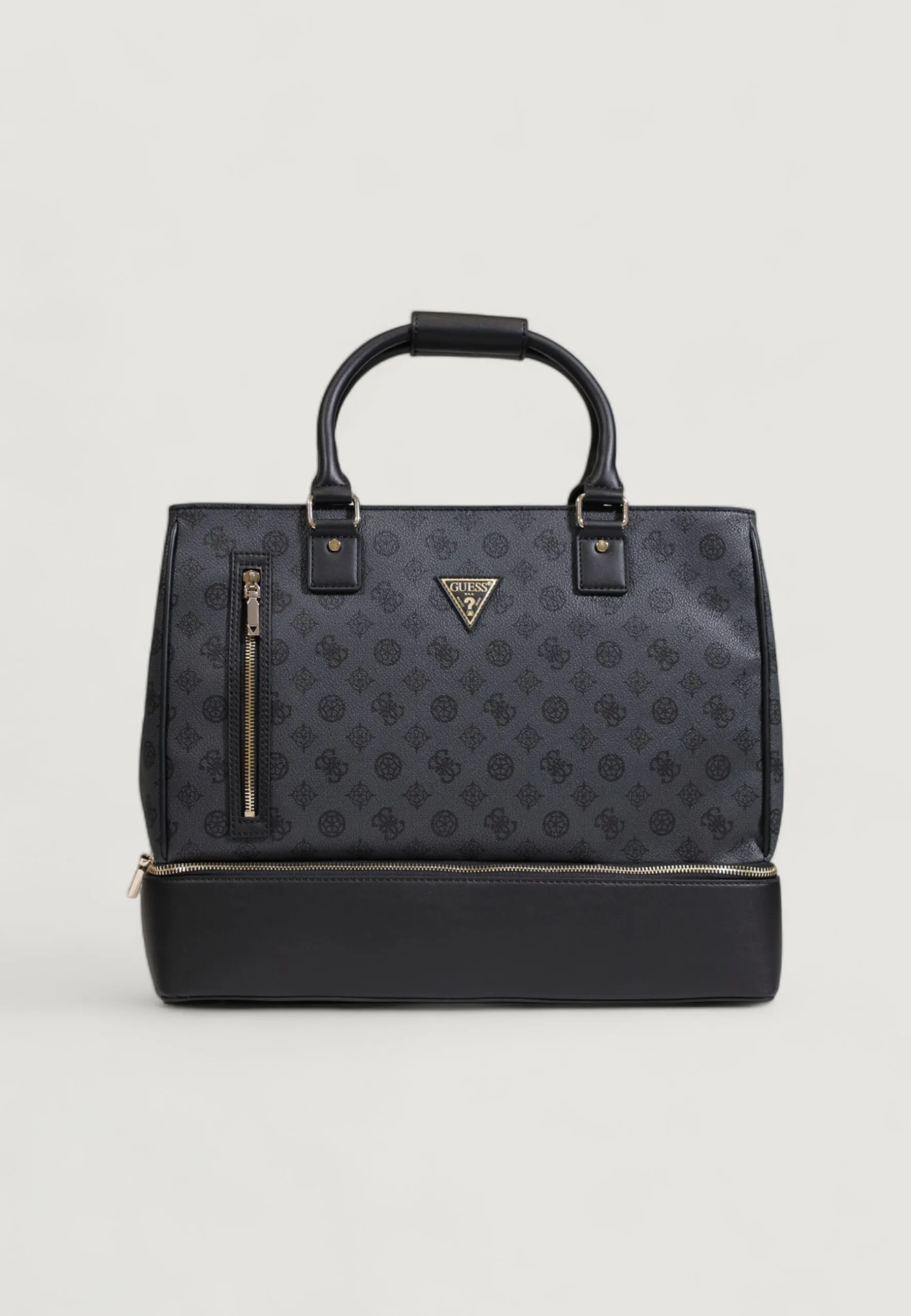 Borsa Guess WILDER ZIP BOTTOM SHOPPER TOTE Grigio Scuro