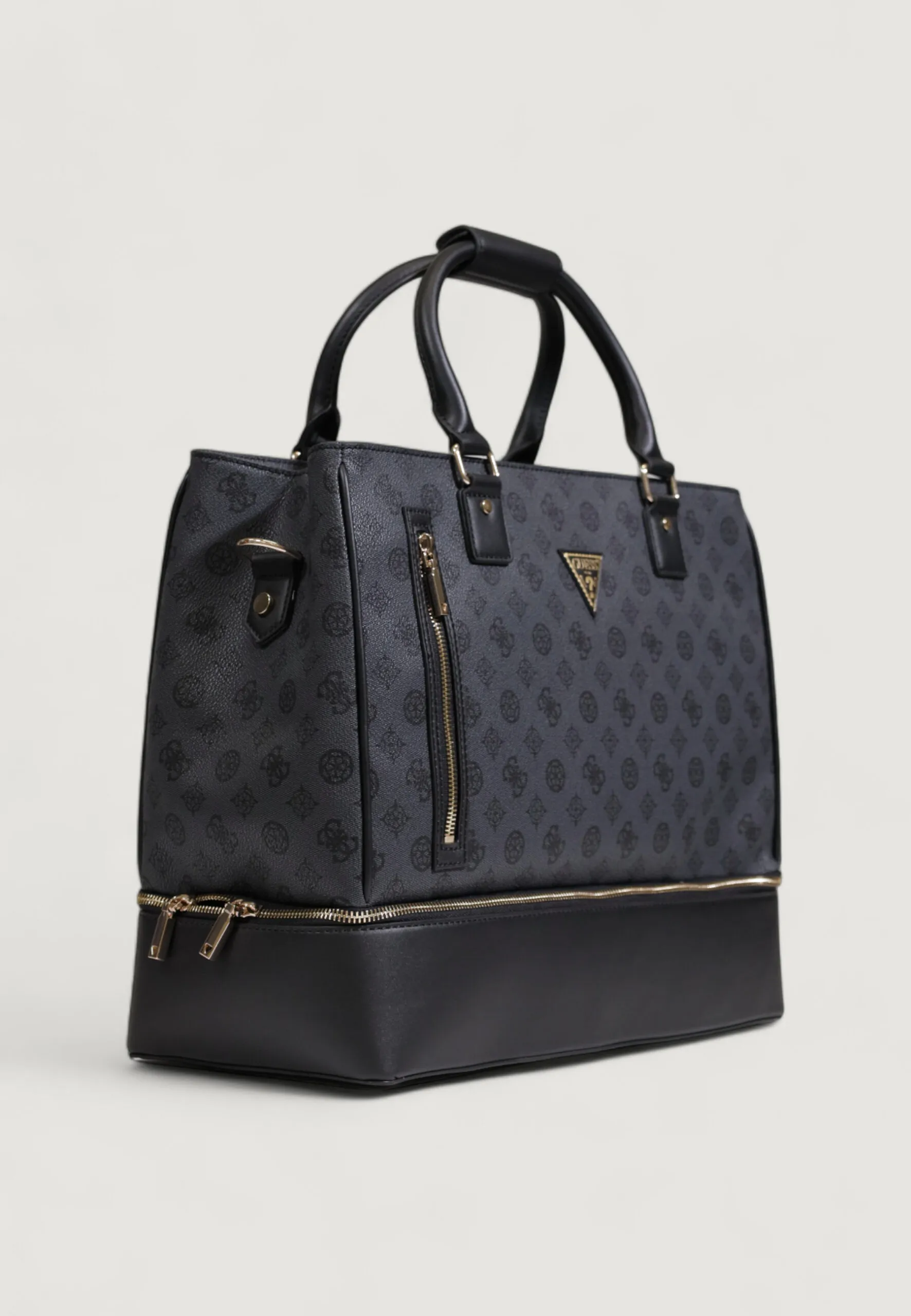 Borsa Guess WILDER ZIP BOTTOM SHOPPER TOTE Grigio Scuro