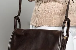 Borsa in pelle naturale 