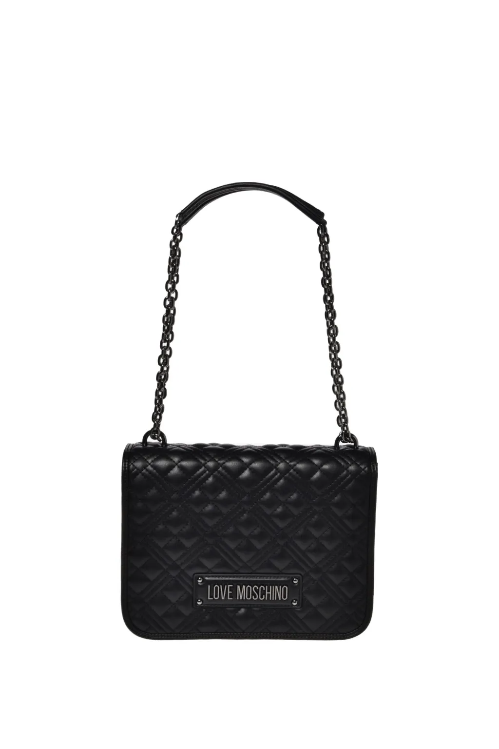BORSA NERA LOVE MOSCHINO MATELASSE 4000