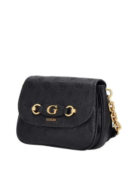 Borsa Simil Pelle Guess Izzy Peony PD920920 Nero Logo