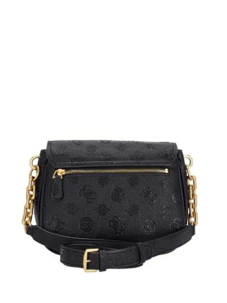 Borsa Simil Pelle Guess Izzy Peony PD920920 Nero Logo