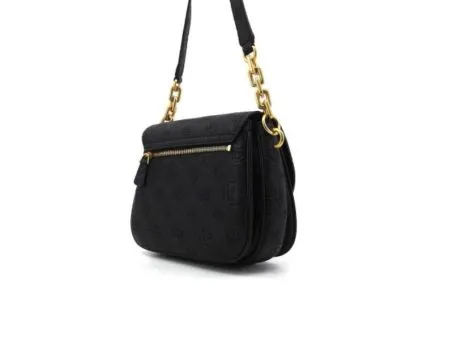 Borsa Simil Pelle Guess Izzy Peony PD920920 Nero Logo