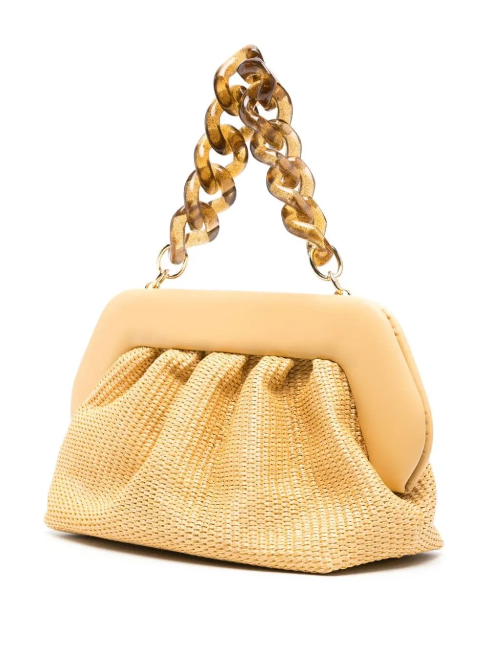 Borsa tote bios straw in beige - donna