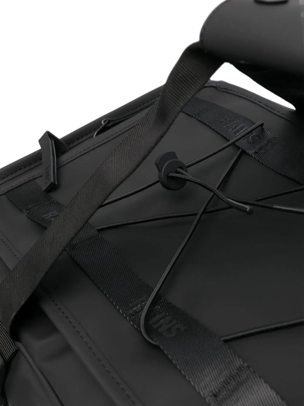 Borsa tote grande in nero di Rains - unisex